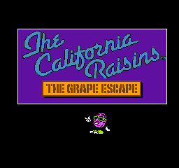 California Raisins - The Grape Escape Title Screen